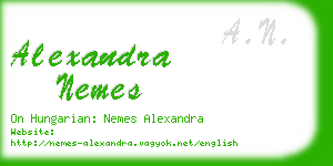 alexandra nemes business card